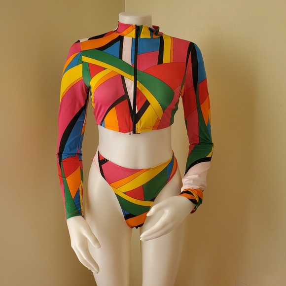 Fashion Nova "Iggy" 2-piece Sunkini - Picture 3 of 6